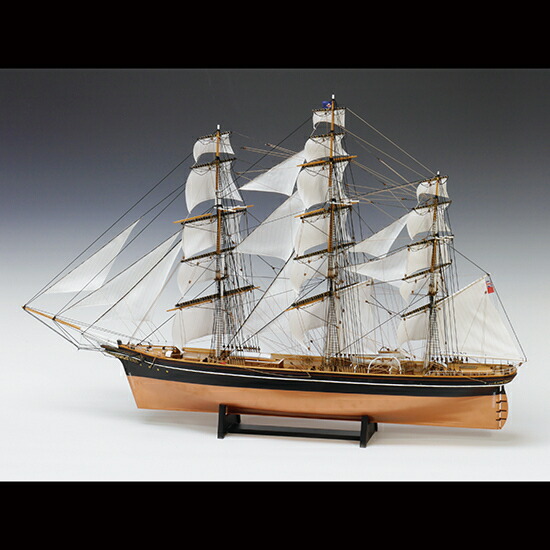 ウッディジョー 木製帆船模型 1/100 カティサーク 帆付の通販はau PAY