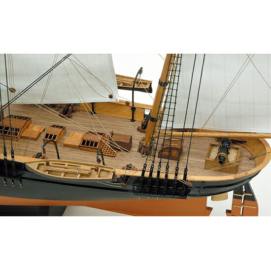 ウッディジョー 木製帆船模型 1/75 咸臨丸 帆付の通販はau PAY 