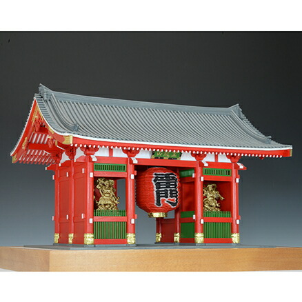 ウッディジョー 木製建築模型 1/50 浅草寺 雷門