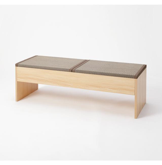 浜本工芸 スツール NO．8004 布A：クレオGR／木部