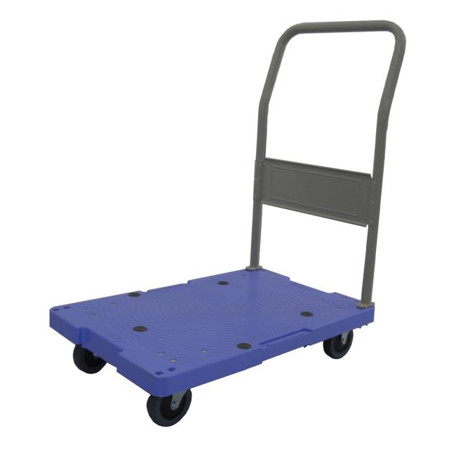 【法人限定】ナンシン 微音樹脂台車 150kgタイプ 固定ハンドル DSK-102 【メーカー直送・代引不可・置配不可・配送地域限定】