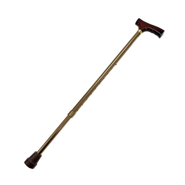 ARC アルミ製 杖 伸縮式 70〜93cm 10段階調整 ブラウン NS2040BR アークランズ