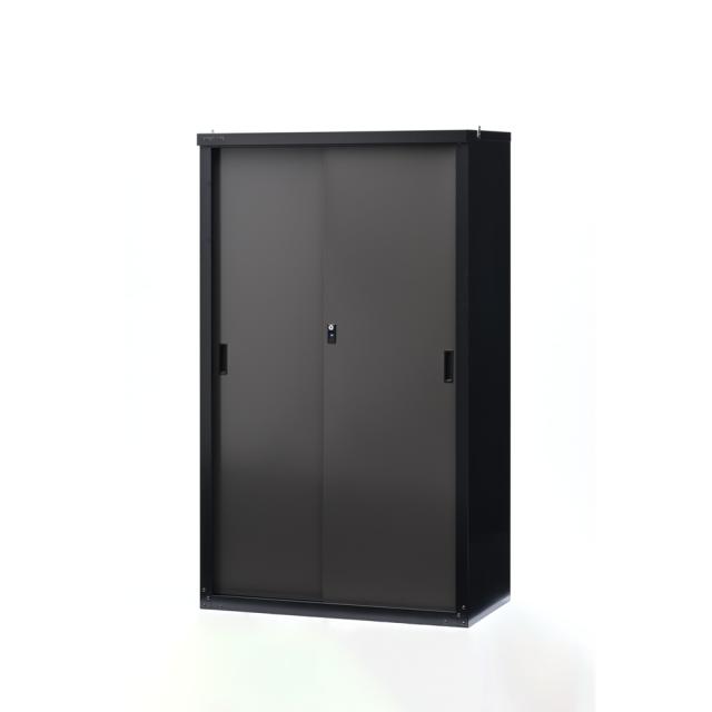 グリーンライフ 家庭用収納庫153 ブラック/アッシュグレー HS-153(BK/AGY) 【メーカー直送・代引不可・置配不可】