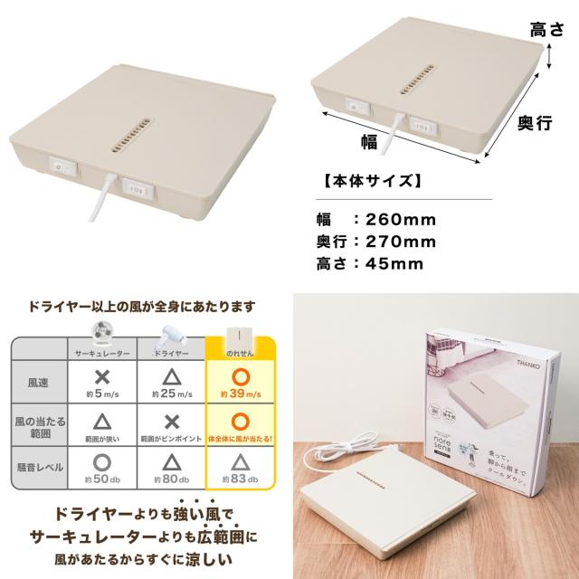 【在庫限り】サンコー 乗れる扇風機 のれせん2 MATFANHWH_7