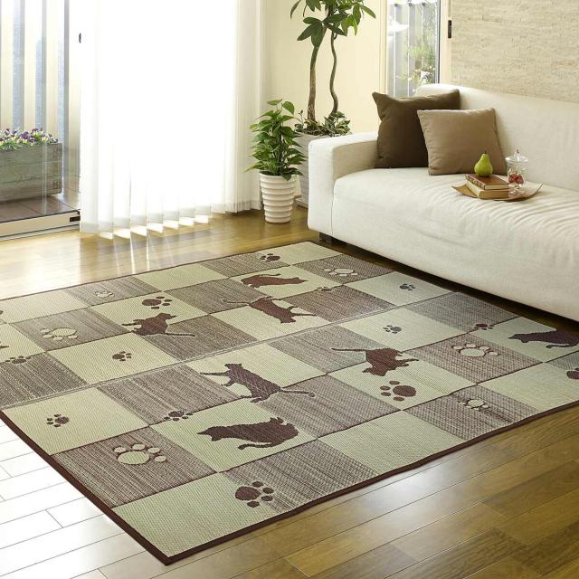 カラーの選べる軽量置き畳 紗彩 6枚セット 65×65×2.5