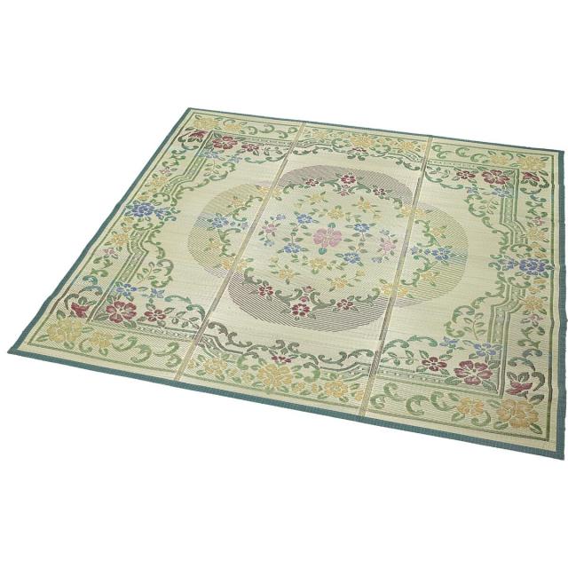い草ラグ グレイス 210×210cm DGN 【メーカー直送・代引不可・置配不可】
