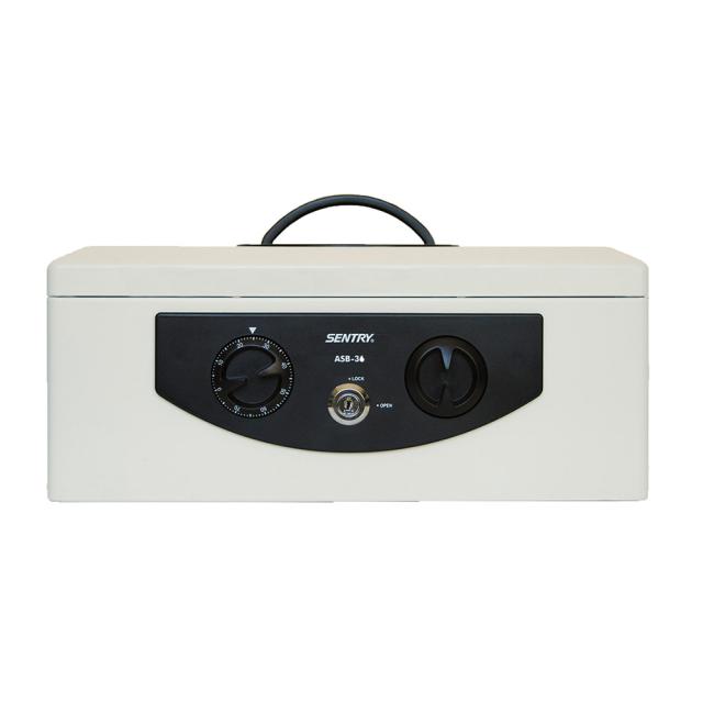 セントリー Sentry 手提げ金庫(A4紙収納可能)フラットキー2本付 ASB-36_1