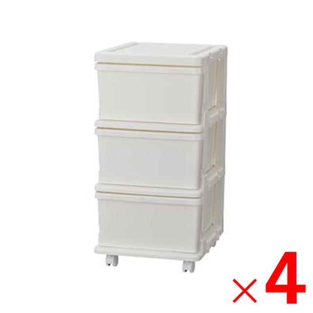 JEJ シーズユニット3段 ホワイト SIU-3-WH×4個 ケース販売