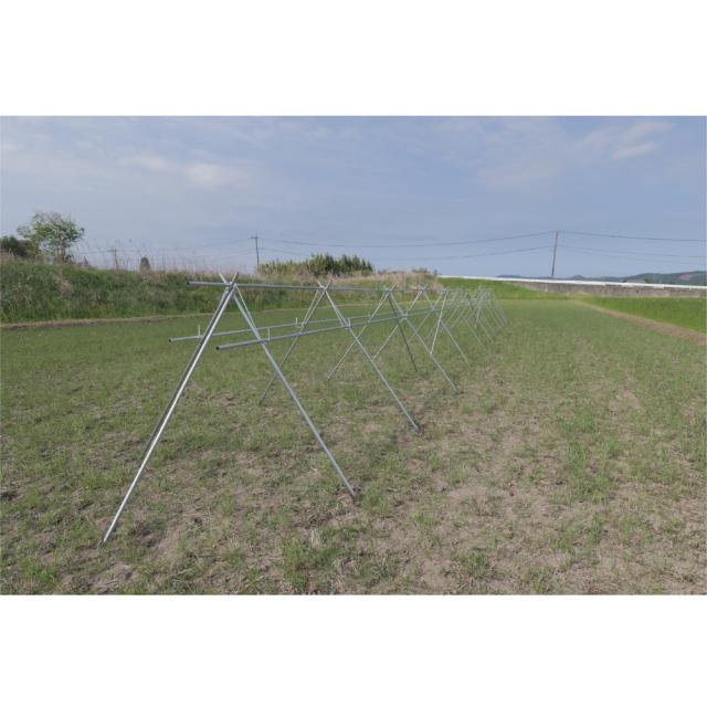 【法人限定】南栄工業 ほすべー3段 稲の掛け干用 5畝歩セット 稲干台 【メーカー直送・代引不可・置配不可・配送地域限定】_1