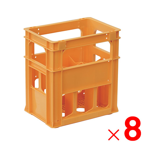 法人限定】サンコー 酒コン 6P SK-1 窓無 オレンジ 203707-00 ×8個