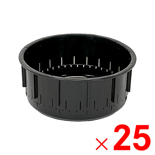 【法人限定】サンコー 養鰻篭 ブラック 402200-00 ×25個 セット販売 【メーカー直送・代引不可・置配不可】