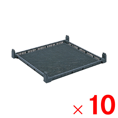 【法人限定】サンコー せいろう 4型 PP グレー 101220-00 ×10個 セット販売 【メーカー直送・代引不可・置配不可】