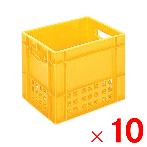 【法人限定】サンコー ピュアクレート 12P-6 イエロー 201955-00 ×10個 セット販売 【メーカー直送・代引不可・置配不可】