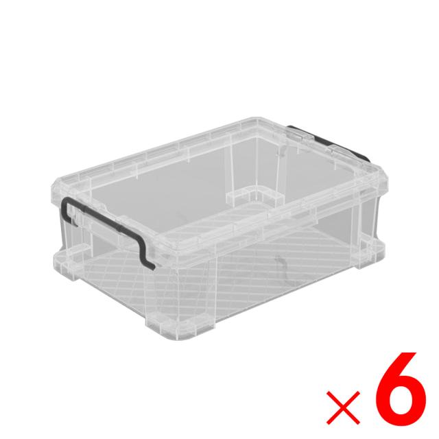 【法人限定】サンコー エコンボックス #22Ｈ セット 透明/ブラック 202137-01 ×6個 セット販売 【メーカー直送・代引不可・置配不可】 22,414円