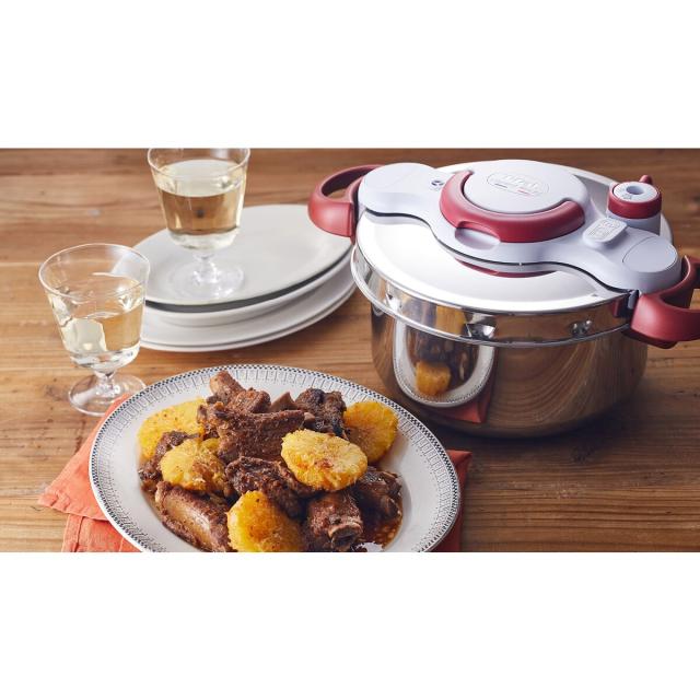 ティファール　圧力鍋　クリプソミニットイージー ティファール T-fal クリプソ ミニット イージー 圧力鍋 4.5L ルビー