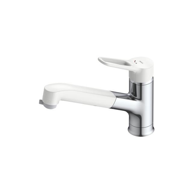 INAX シングルレバーキッチン混合水栓 樹脂ハンドル ハンドシャワー付き 寒冷地用 RSF-932YN