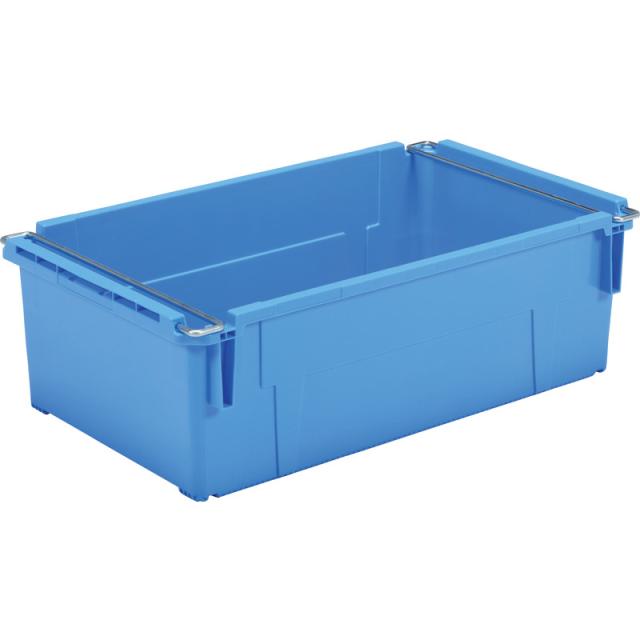 【法人限定】サンコー サンバケット #110NB ハンドル付 孔有 ブルー 211003-01×3個 セット販売 【メーカー直送・代引不可・置配不可】_1