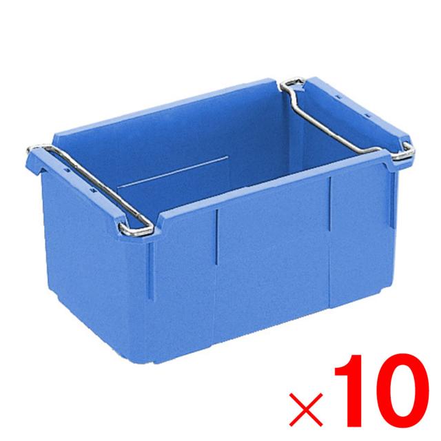 【法人限定】サンコー サンバケット #19N ハンドル付 ブルー 201903-01×10個 セット販売 【メーカー直送・代引不可・置配不可】