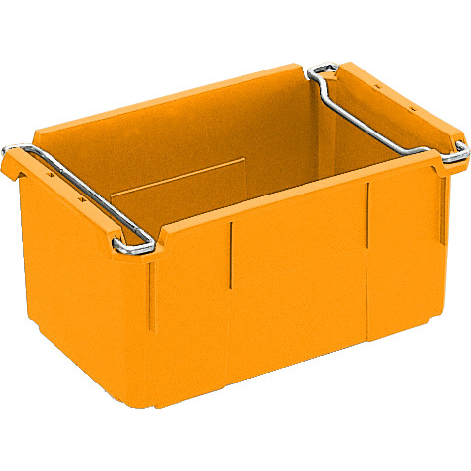 【法人限定】サンコー サンバケット #19N ハンドル付 オレンジ 201903-01×10個 セット販売 【メーカー直送・代引不可・置配不可】_1