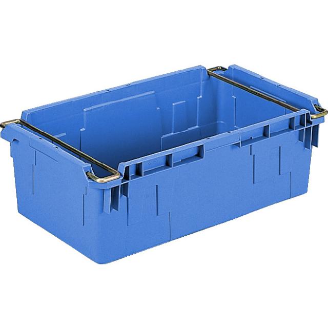 【法人限定】サンコー サンバケット #56N ハンドル付 孔有 ブルー 205501-01×5個 セット販売 【メーカー直送・代引不可・置配不可】_1
