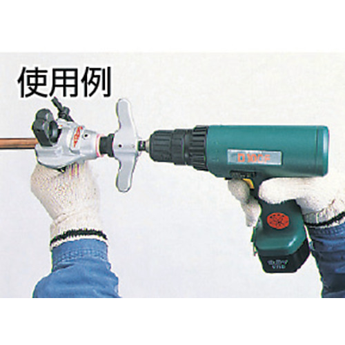 スーパーツール 手動・電動兼用型フレアリングツール 偏芯式 TF456WDH_1