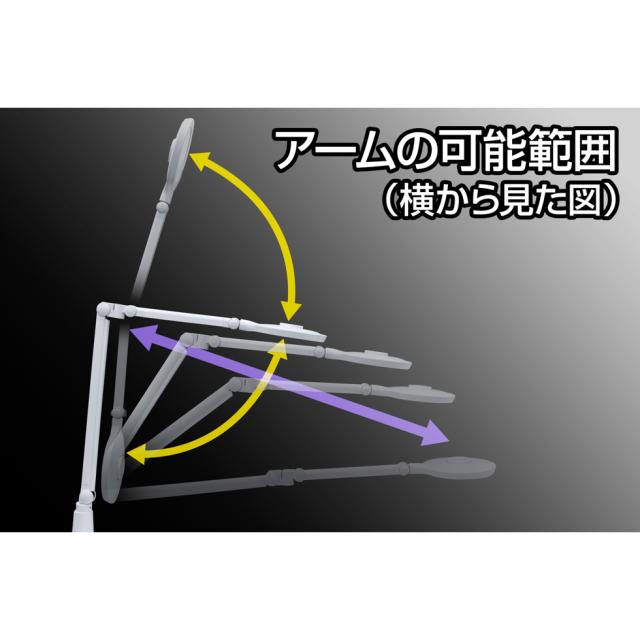 ジェントス もっと眼のことを考えたデスクライト ルミサス DK-R117WH_5