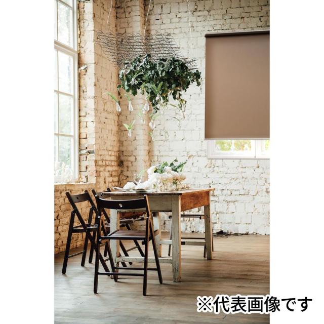 フルネス スリムロールスクリーン 両面テープ レザーブラウン 90×180cm L3050 【メーカー直送・代引不可・置配不可・配送地域限定】
