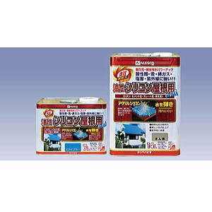 カンペハピオ 油性シリコン屋根用 7L あかさび色