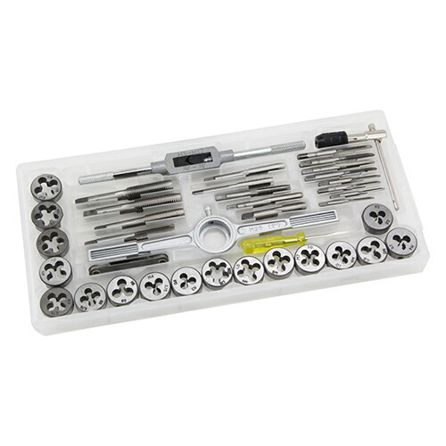 E-Value タップダイスセット EV-40TD 40PCS 藤原産業