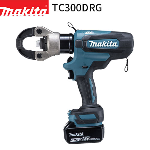 マキタ 18V 充電式 圧着機 TC300DRG 18V 6.0Ah【バッテリ・充電器付】 makita 圧着 圧縮 切断 電動工具 電動 コードレス