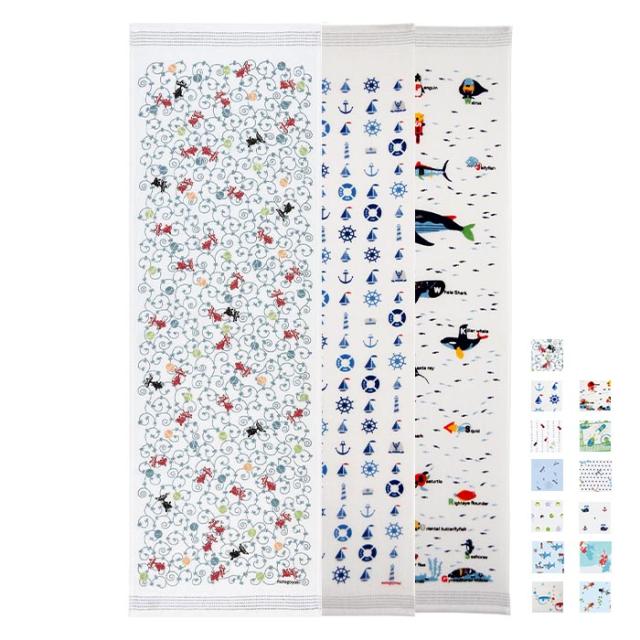 布ごよみ 昆虫 魚 手ぬぐい タオル フェイスタオル デザイン キャラクター イラスト 柔らかい 速乾 吸水 長い 温泉 お風呂 サウナ アウの通販はau Pay マーケット Newminami