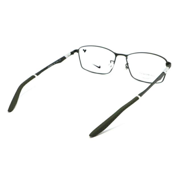 【新作】NIKE ナイキ軽量 スポーツ 眼鏡 メガネ フレーム サングラス6093LB-315度付可 マットダークグリーン軽量メガネ メタル メタリック
