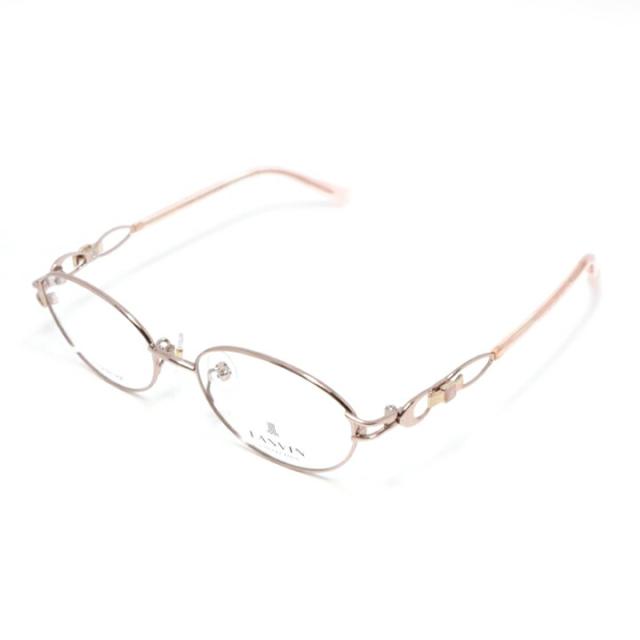LANVIN ランバン日本製 made in Japan眼鏡 メガネ フレーム サングラスVLC587J-0A32-50　度付可ピンクゴールドリビジョン製レンズでお好きなサングラス作成可能