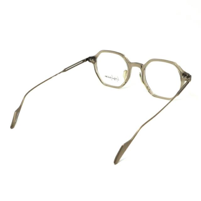 Yohji Yamamoto ヨウジヤマモトクラシック 眼鏡 メガネ フレーム サングラス19-0100-1 度付可クリアブラウンリビジョン製レンズでお好きなサングラス作成可能