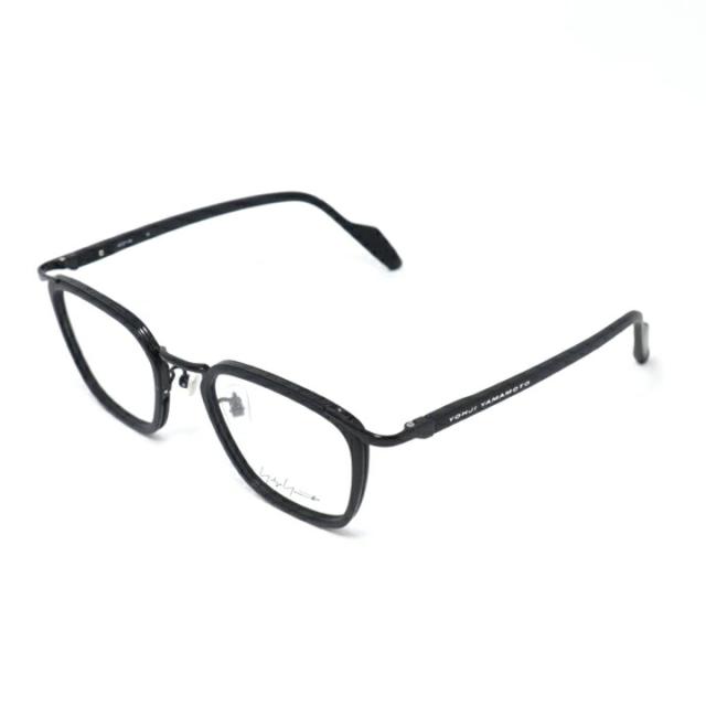Yohji Yamamoto ヨウジヤマモトクラシック 眼鏡 メガネ フレーム サングラス19-0098-3 サイズ50 度付可マットブラック/ブラックリビジョン製レンズでお好きなサングラス作成可能