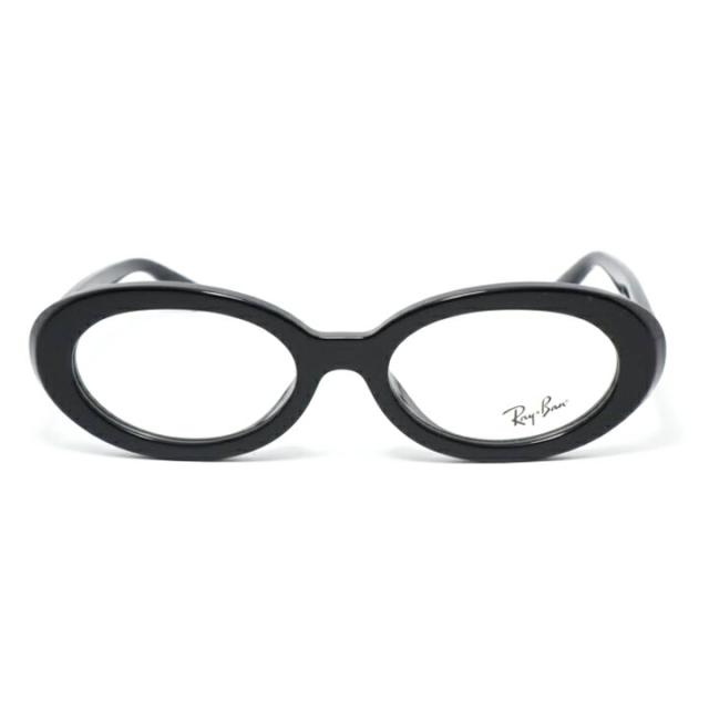 RayBan レイバン RB2223VF-2000-52サングラス 眼鏡 メガネRX2223VF-2000-52 ブラック黒 黒縁 オーバル