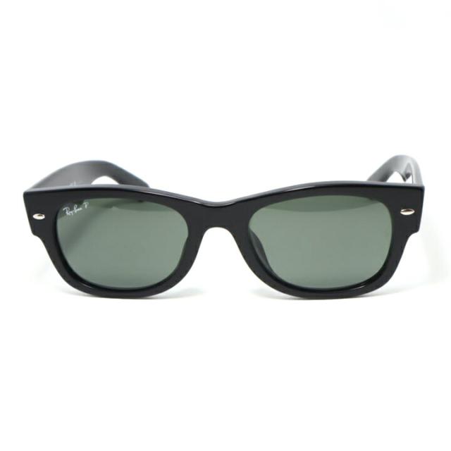 RayBan レイバン RB0832SF-60158-55偏光レンズ 偏光サングラス ポラMEGA WAYFARER II メガウェイファーラー2ブラック RB0832SF-601/31-55G-15 Dark Green