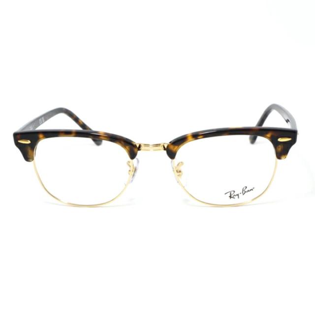 RayBan レイバン RB5154-8287-53サングラス 眼鏡 メガネRX5154-8287-53 ハバナ ゴールドClubmaster クラブマスター