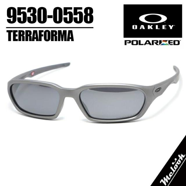 OAKLEY オークリー 偏光サングラスOO9530-0558 9530-0558TERRAFORMA テラフォーマーチタニウム 偏光プリズムブラック009530-0558