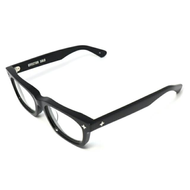 EFFECTOR エフェクタークラシック 眼鏡 メガネ フレーム サングラスSOLO-BK 度付可 黒縁 極太 ブラック ソロ_2