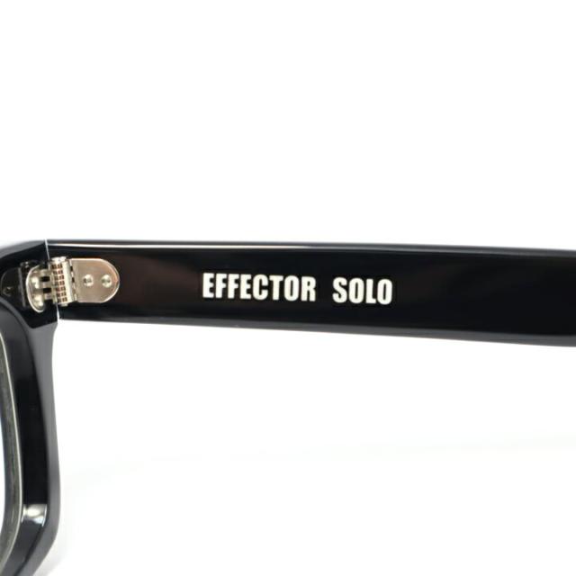 EFFECTOR エフェクタークラシック 眼鏡 メガネ フレーム サングラスSOLO-BK 度付可 黒縁 極太 ブラック ソロ_4