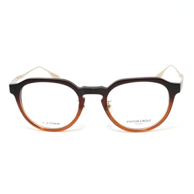 [ VIKTOR&ROLF ] ヴィクターアンドロルフ国内正規品クラシック メンズ レディース眼鏡 メガネ フレーム サングラスV&R006-3-49 VR006-3-49