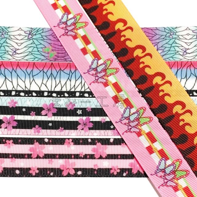 グログランリボン 和柄 25ミリ幅 162 171 1メートル の通販はau Pay マーケット まみー工房