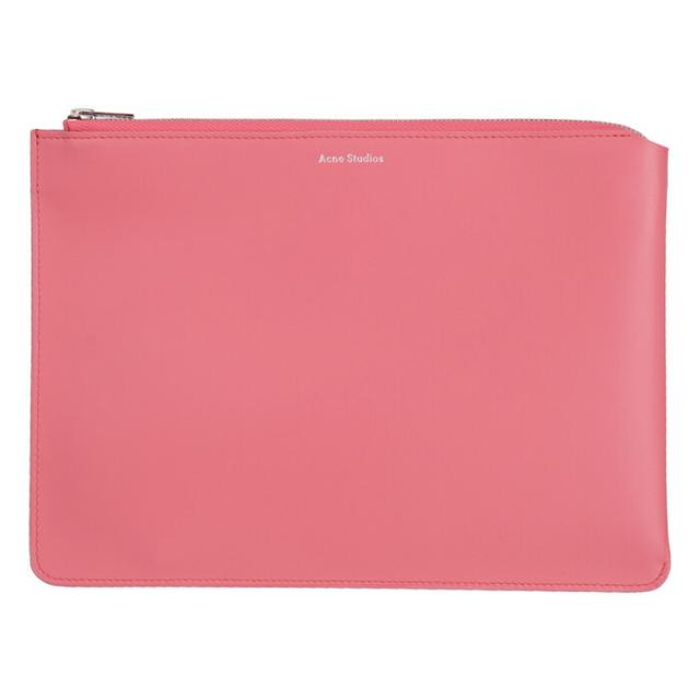 アクネ ストゥディオズ ポーチ クラッチバック 小物入れ Acne Studios  Malachite S L CG0018 PNK / CG0018 YLL レディース ファスナー ロゴ as0003