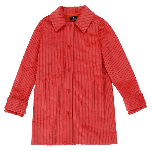 A.P.C アーペーセー Manteau Manon COCRZ F01368 EAE レディース ロングコート レッド