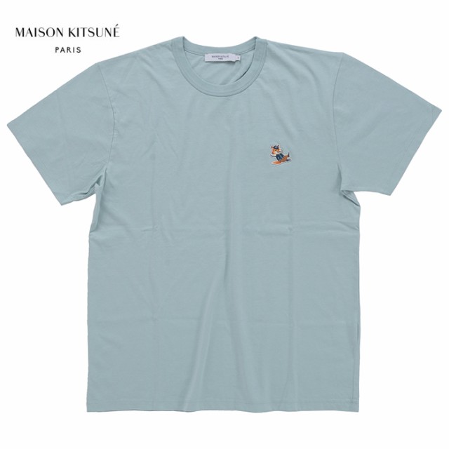 MAISON KITSUNE メゾンキツネ DRESSED FOX PATCH CLASSIC T-SHIRT KW00107KJ 0008 ドレスド フォックス パッチ クラシック Tシャツ 半袖