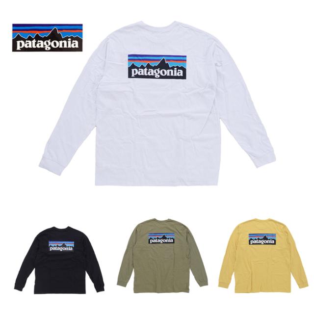 Patagonia パタゴニア M’s L/S P-6 Logo Responsibili-Tee レスポンシビリティー 38518 メンズ ロングTシャツ 長袖 新色 売れ筋アイテム メール便 pat0129