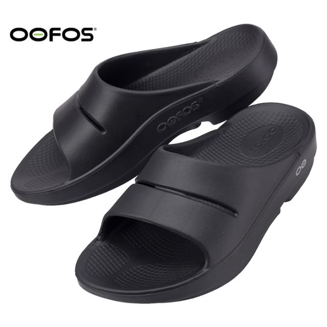 OOFOS ウーフォス OOAHH UNISEX ウーアー 2000020050211 ユニセックス リカバリーサンダル  サンダル ブラック 黒   ofs0004