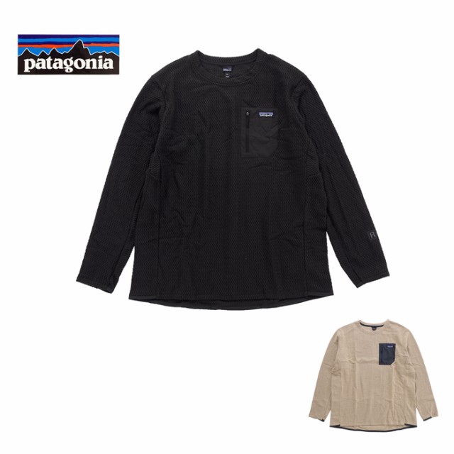 Patagonia パタゴニア Ms R1 Air Crew 40235 メンズ エア クルー フリース 売れ筋 アウトドア ブラック 黒 タン pat0256