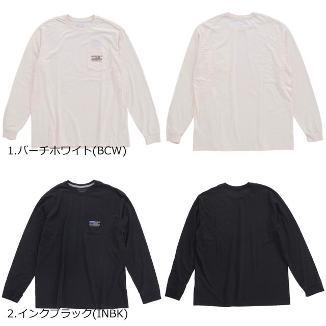 Patagonia パタゴニア Ms L/S 73 SKYLINE POKET スカイライン ポケット 37743 メンズ ロングTシャツ 長袖 売れ筋アイテム バーチホワイト ブラック メール便 pat0266_2